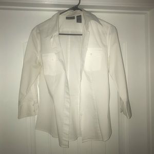 New York & Company White Dress Shirt